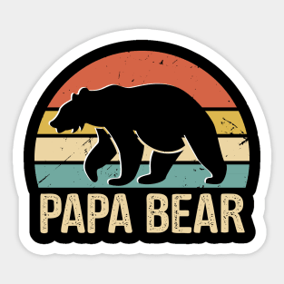 Dad Bear Birthday Gift For Papa Sticker